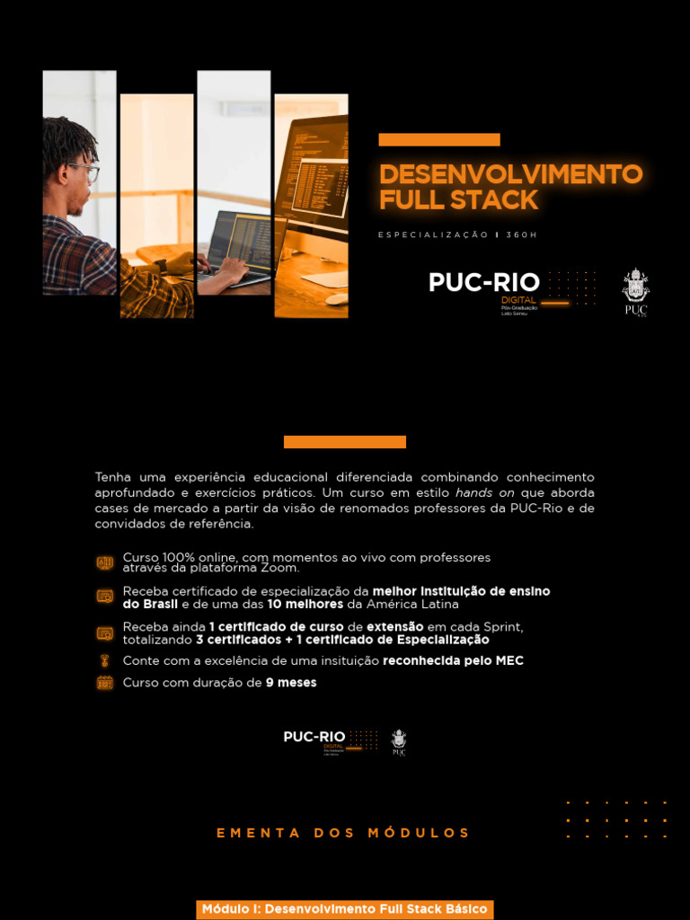 Especialização em Desenvolvimento Full Stack | PDF | Engenharia de ...