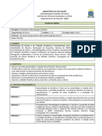 Plano de Ensino - Filosofia - Imc