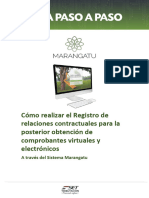 Guía Paso A Paso - Cómo Realizar El Registro de Relaciones Contractuales para La Posterior Obtención de Comprobantes Virtuales y Electrónicos