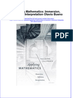 Applying Mathematics Immersion Inference Interpretation Otavio Bueno full chapter