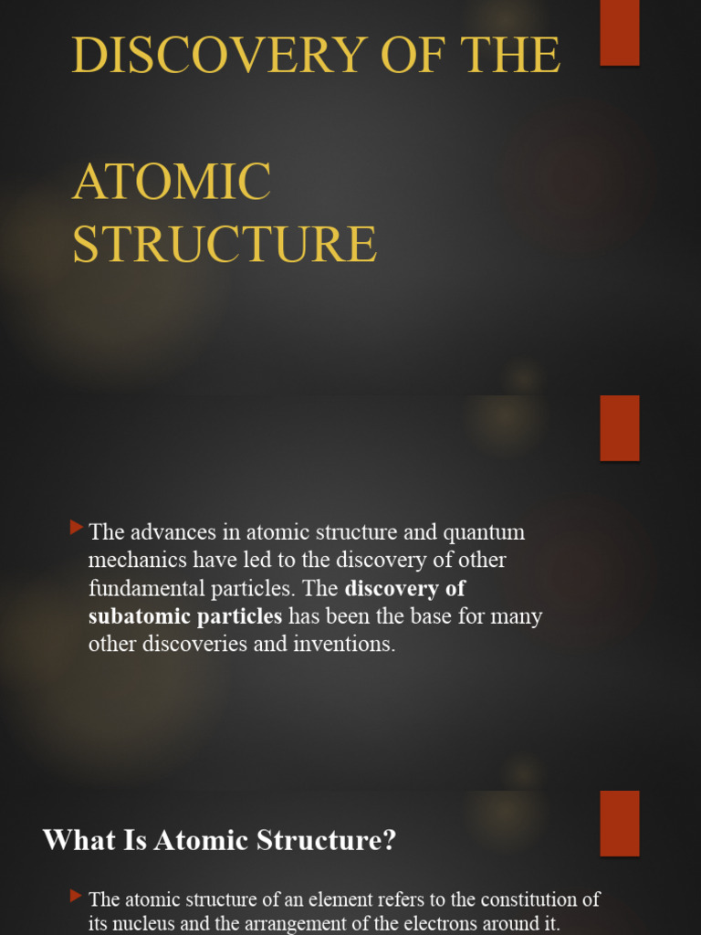 3 Discovery of The Subatomic Particles - Atomic Models | PDF | Atoms ...