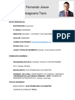 C.v.chisguano Taco Fernando Josue