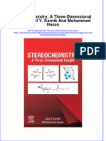 Stereochemistry A Three Dimensional Insight Anil V Karnik And Mohammed Hasan full download chapter