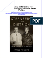 Sternberg and Dietrich The Phenomenology of Spectacle James Phillips Full Download Chapter