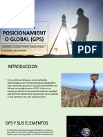 Sistema Posicionamiento Global (GPS)