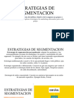 Estrategias de Segmentacion