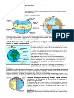 Paralelos y Meridianos, Coordenadas Geográficas