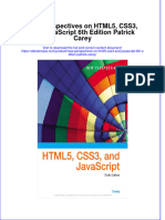 New Perspectives On Html5 Css3 and Javascript 6Th Edition Patrick Carey Download PDF Chapter