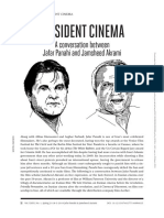 Dissident Cinema A conversation between Jafar Panahi and Jamsheed Akrami
