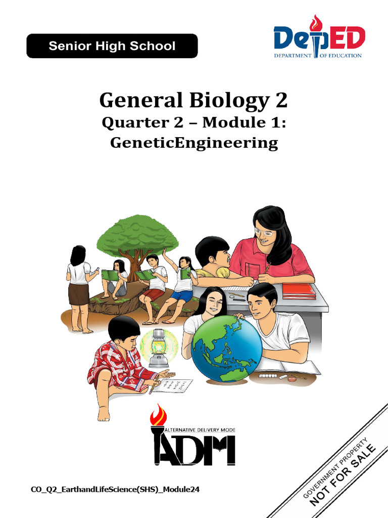 General-Biology II Q3 Lesson 1 2 Edited Genetic Engineering | PDF ...