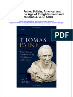 Thomas Paine Britain America And France In The Age Of Enlightenment And Revolution J C D Clark  ebook full chapter