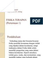 FISIKA TERAPAN (Pertemuan 1)