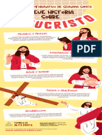 Infografia Jesucristo Semana Santa Organico Ilustrado Amarillo
