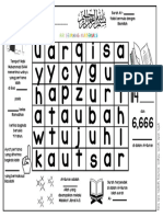 (Nuzul Quran) Word Search