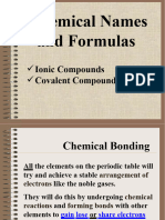 Ionic and Covalent Compounds