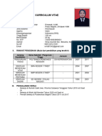 Curriculum Vitae: I. Data Pribadi