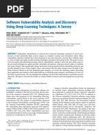 Software Vulnerability Analysis and Discovery Using Deep Learning Techniques A Survey