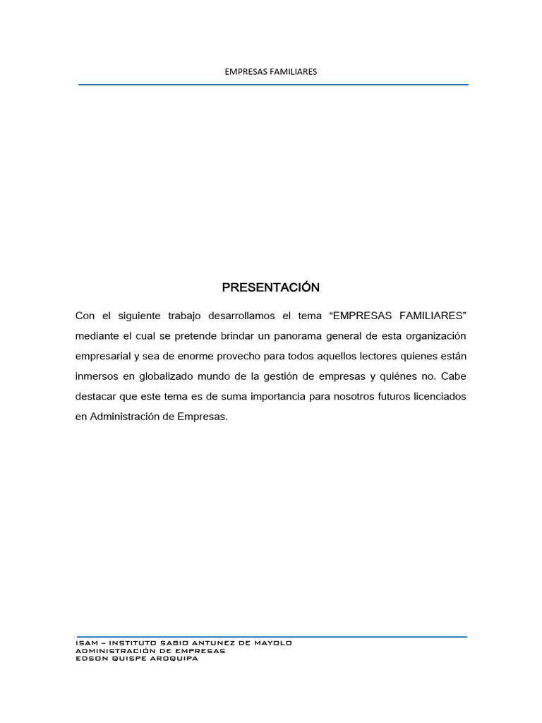 Empresas Familiares: Éxitos y Retos | PDF | Business | Toma de decisiones