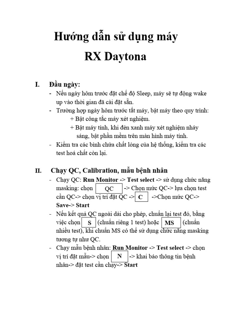 RX Daytona Quick Start | PDF
