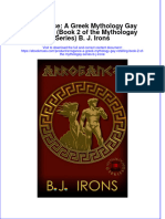 Arrogance A Greek Mythology Gay Retelling Book 2 of The Mythologay Series B J Irons Full Chapter