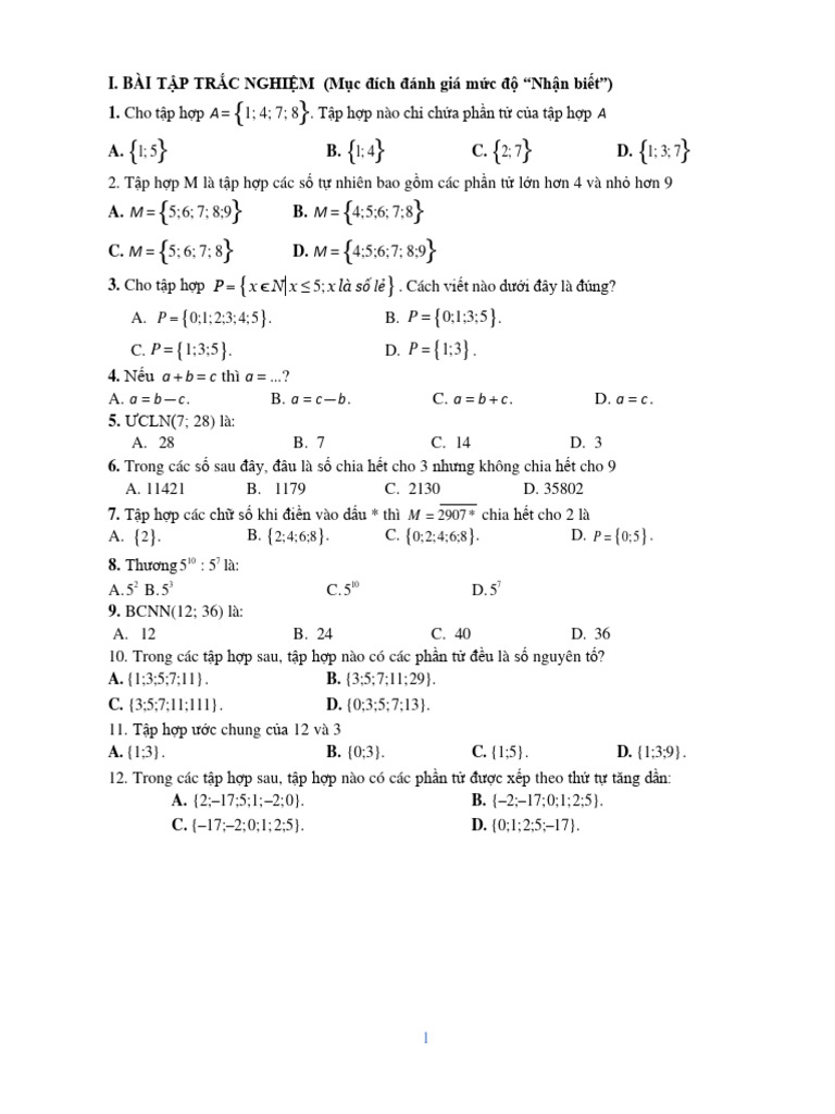 Test hk1 6 | PDF