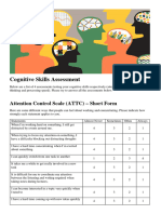 Cognitive Skills Assessment