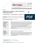 Contaminación Atmosférica, Riesgo Cardiovascular e Hipertensión Arterial