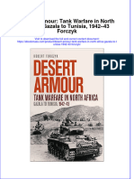 Desert Armour Tank Warfare in North Africa Gazala To Tunisia 1942 43 Forczyk Full Chapter