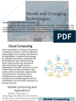 Current Trends and Emerging Technologies