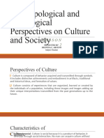 Al and Sociological Perspectives On Culture and Society 1