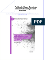 Art and Politics in Roger Scrutons Conservative Philosophy Ferenc Horcher Full Chapter