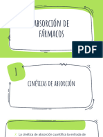 absorción  de farmacos