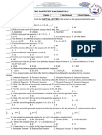 Math 10 Quarter 1 Exam