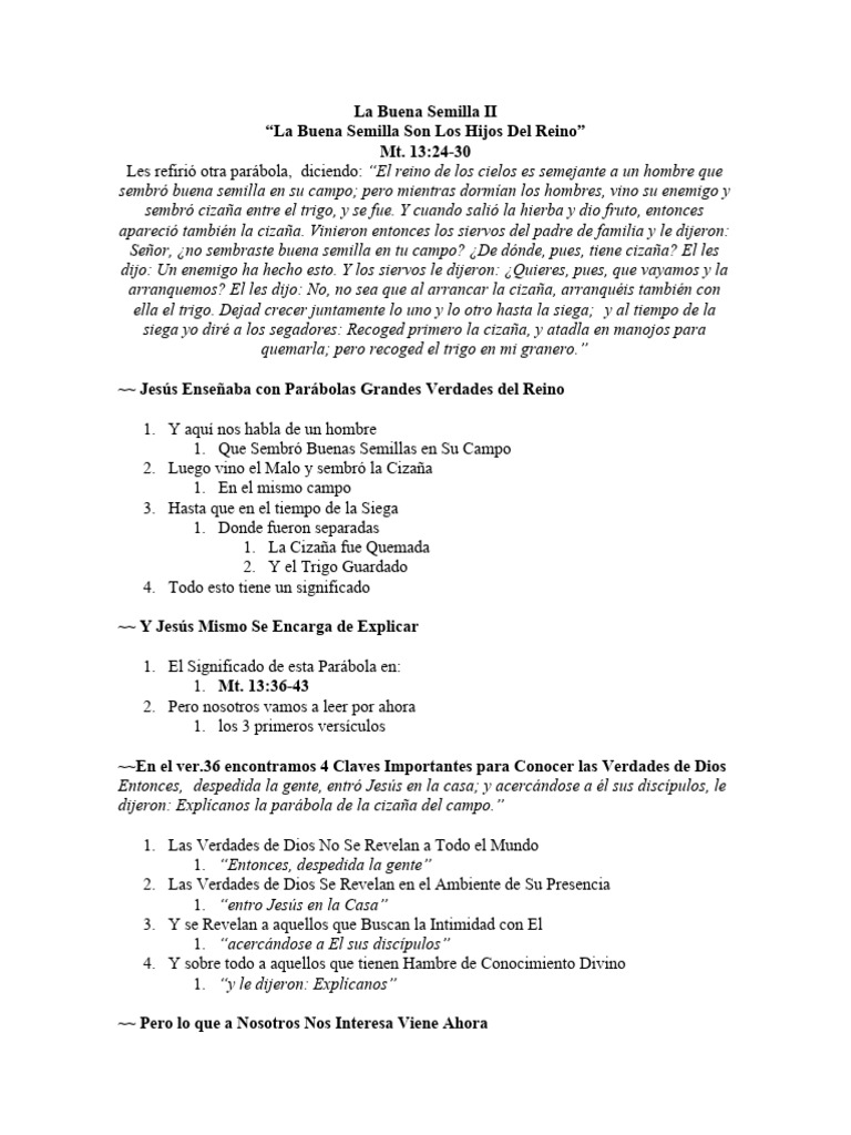 La Buena Semilla II | PDF | Hogar, jardinería y bricolaje | Religión y ...