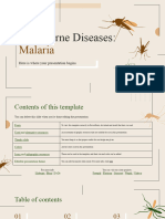Pest-Borne Diseases - Malaria by Slidesgo