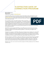 2023.05.31_IRS DELAYS EFFECTIVE DATE OF IRA SELF-CORRECTION PROGRAM