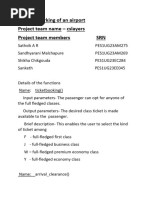 Case Study Airport Simulation