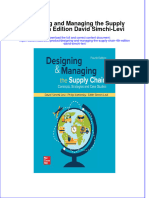 Designing And Managing The Supply Chain 4Th Edition David Simchi Levi full chapter