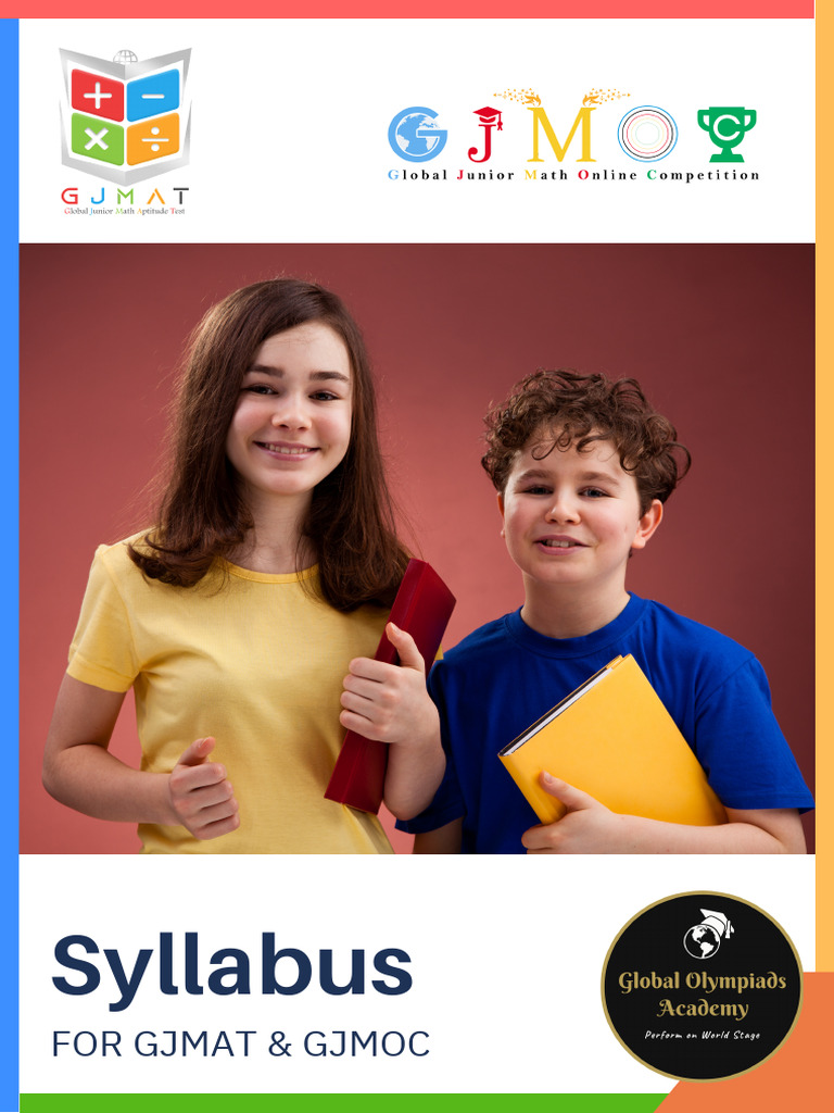 GJMAT & GJMOC Mathematics Syllabus | PDF | Area | Numbers