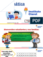 2º Básico Matemática Contar Hasta 100 Quincena Del 03 Al 14 de Mayo 2021