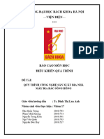 Nhóm 17 - Báo cáo về quy trình sản xuất bia