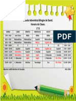 Horario de Clases 3°.