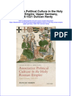 Associative Political Culture in The Holy Roman Empire Upper Germany 1346 1521 Duncan Hardy Full Chapter