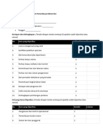 Form Inspeksi Kesiapan Dan Kelengkapan Operator Mesin Bor