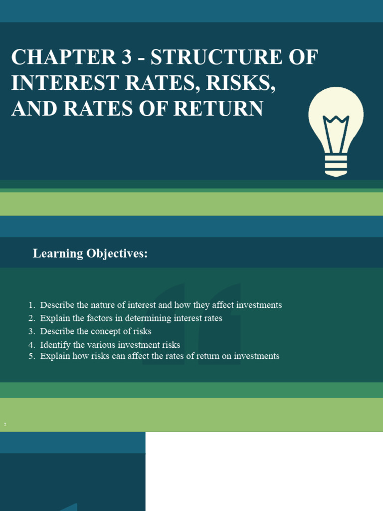 Interest Rates and Risk Analysis | PDF | Yield Curve | Financial Risk