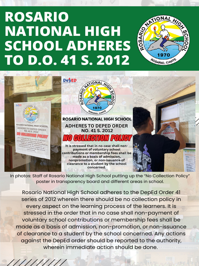 Adherence to No Collection Policy | PDF