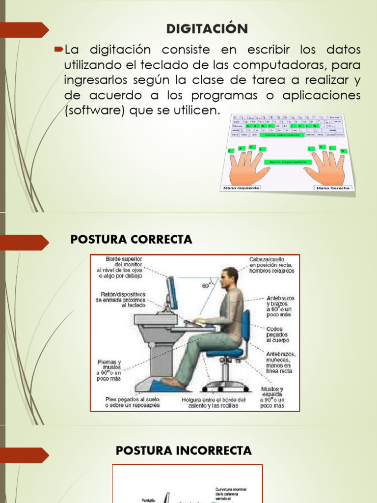 Técnicas de Digitación y Uso del Teclado | PDF | Teclado | Texto