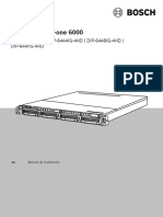 Manual de Instalacion y Configuracion Divar IP 6000 Bosch