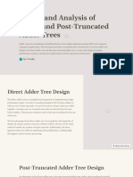 Design and Analysis of Direct and Post Truncated Adder Trees