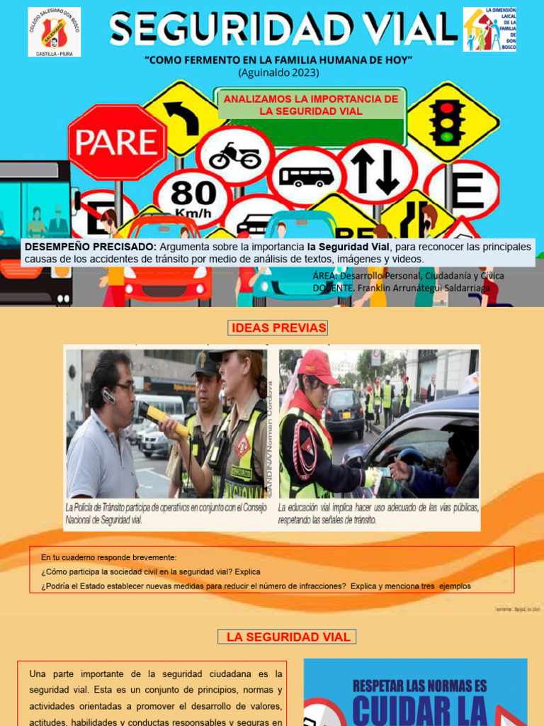 Analizamos La Importancia de La Seguridad Vial | PDF | Tecnología